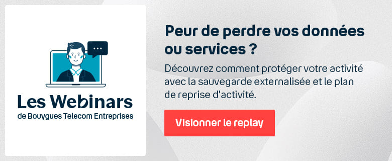 Webinaire Perte de données ou services